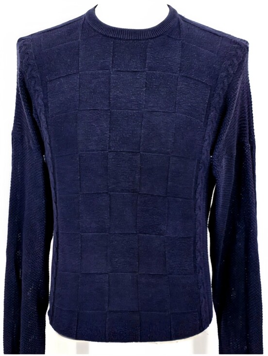 Pringle Other - Pringle Scotland Sweater Mens M Navy Wool Knit Crewneck Quiet Luxury
